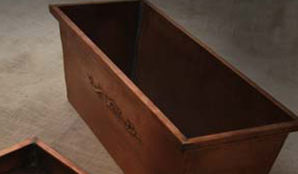 Base Metal-Flowerpots